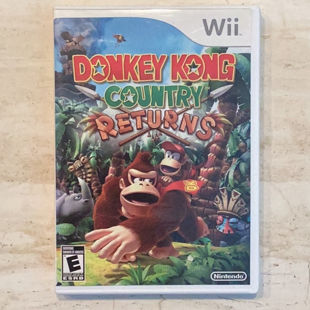 Donkey Kong Country Returns Nintendo Wii Game CIB Tested